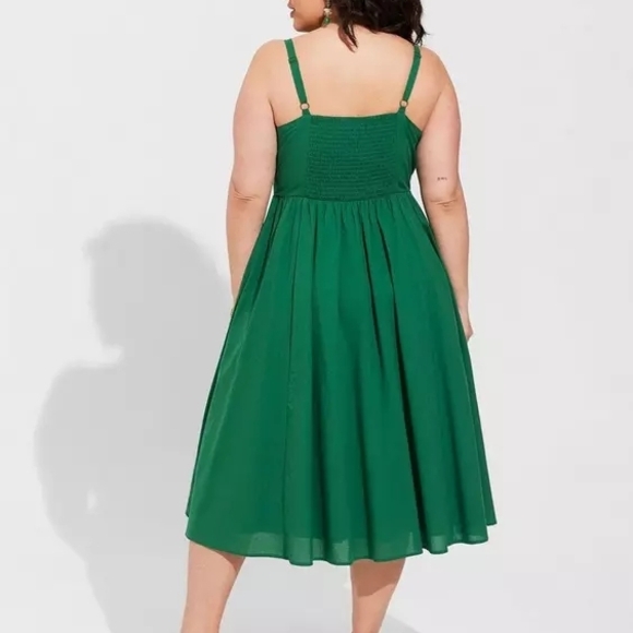 Torrid Midi Voile Pleated Bodice Sundress- Size 3x- Worn Once - Picture 2 of 7